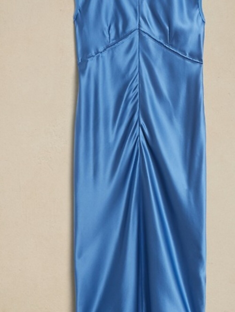 Banana Republic Satin Midi Dress in Blue - Picture 4 of 11